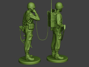 american engineer soldiers ww2 scr-300 a9 3D Print Model