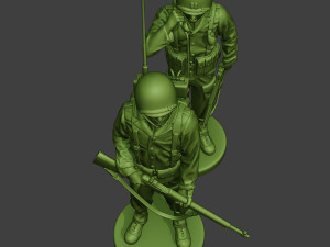 american engineer soldiers ww2 scr-300 a9 3D Print Model