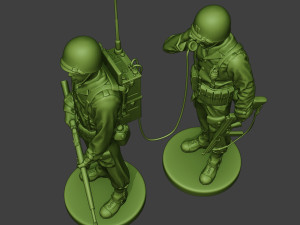american engineer soldiers ww2 scr-300 a9 3D Print Model