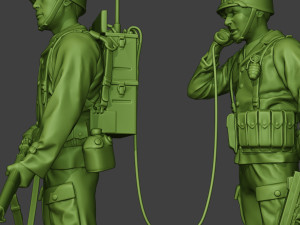 american engineer soldiers ww2 scr-300 a9 3D Print Model