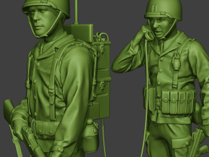 american engineer soldiers ww2 scr-300 a9 3D Print Model