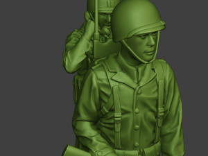 american engineer soldiers ww2 scr-300 a9 3D Print Model