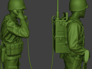 american engineer soldiers ww2 scr-300 a9 3D Print Model