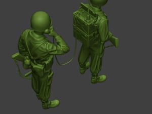 american engineer soldiers ww2 scr-300 a9 3D Print Model