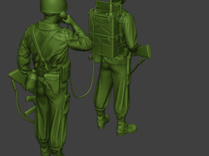 american engineer soldiers ww2 scr-300 a9 3D Print Model