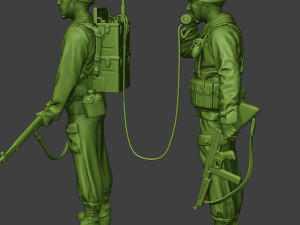 american engineer soldiers ww2 scr-300 a9 3D Print Model