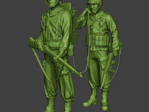 american engineer soldiers ww2 scr-300 a9 3D Print Model