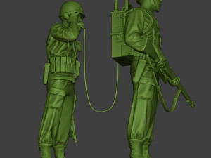 american engineer soldiers ww2 scr-300 a9 3D Print Model