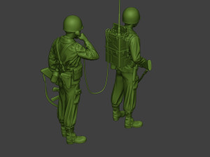 american engineer soldiers ww2 scr-300 a9 3D Print Model