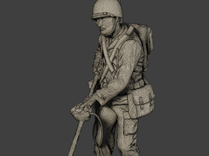 american engineer soldiers ww2 a9 pack 3D Print Model