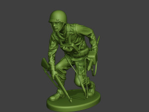 american engineer soldiers ww2 a9 pack 3D Print Model