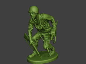 american engineer soldiers ww2 a9 pack 3D Print Model