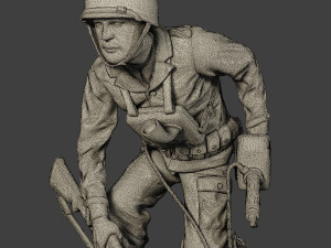 american engineer soldiers ww2 a9 pack 3D Print Model