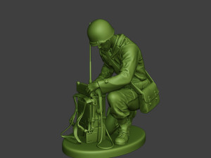 american engineer soldiers ww2 a9 pack 3D Print Model