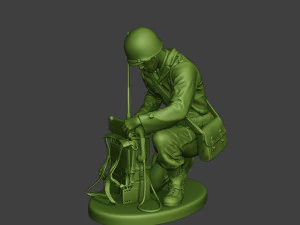 american engineer soldiers ww2 a9 pack 3D Print Model