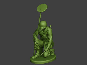 american engineer soldiers ww2 a9 pack 3D Print Model
