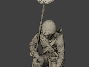 american engineer soldiers ww2 a9 pack 3D Print Model