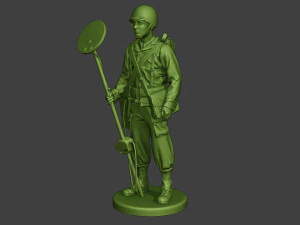american engineer soldiers ww2 a9 pack 3D Print Model