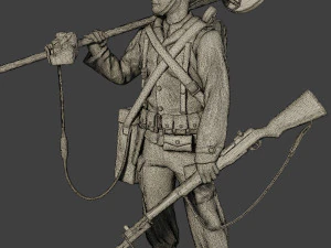 american engineer soldiers ww2 a9 pack 3D Print Model
