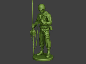 american engineer soldiers ww2 a9 pack 3D Print Model