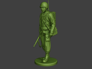 american engineer soldiers ww2 a9 pack 3D Print Model