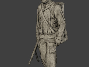 american engineer soldiers ww2 a9 pack 3D Print Model