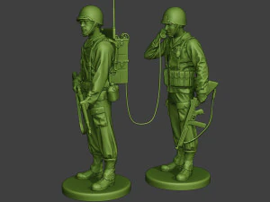american engineer soldiers ww2 a9 pack 3D Print Model