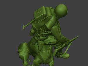 american soldier ww2 sit a10 Model Cetak 3D
