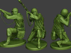american soldier ww2 m7 grenade a10 3D Print Model
