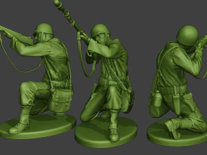 Amerikanischer Soldat WW2 M7 Granate A10 3D Druckmodell