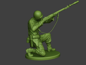 american soldier ww2 m7 grenade a10 3D Принт Модель