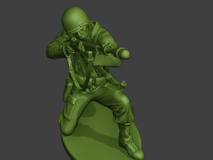 american soldier ww2 m7 grenade a10 3D Принт Модель