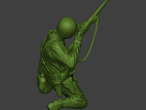 american soldier ww2 m7 grenade a10 3D Принт Модель