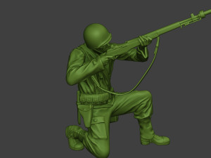 american soldier ww2 m7 grenade a10 3D Принт Модель
