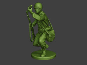american soldier ww2 m7 grenade2 a10 3D Print Model