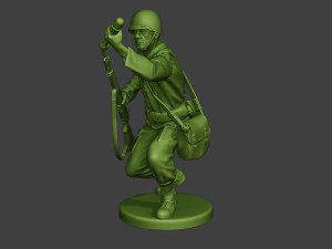 american soldier ww2 m7 grenade2 a10 3D Print Model