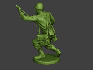 american soldier ww2 m7 grenade2 a10 3D Print Model