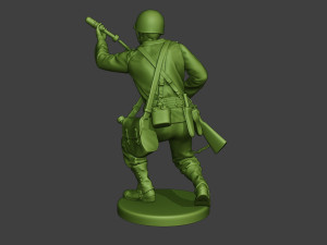 american soldier ww2 m7 grenade2 a10 3D Print Model