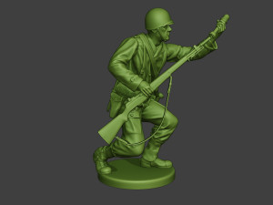 american soldier ww2 m7 grenade2 a10 3D Print Model
