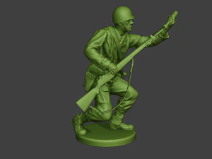american soldier ww2 m7 grenade2 a10 3D Print Model