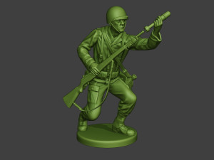 american soldier ww2 m7 grenade2 a10 3D Print Model