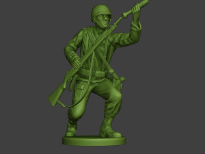 american soldier ww2 m7 grenade2 a10 3D Print Model