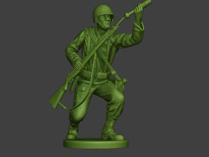 american soldier ww2 m7 grenade2 a10 3D Print Model