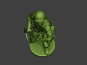 american soldier ww2 m7 grenade2 a10 3D Print Model