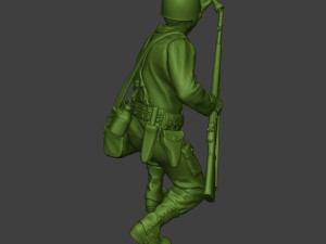 american soldier ww2 m7 grenade2 a10 3D Print Model