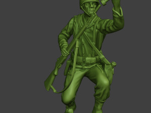 american soldier ww2 m7 grenade2 a10 3D Print Model