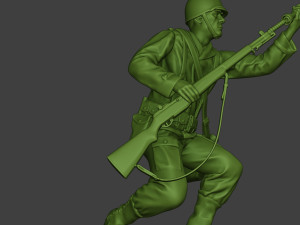 american soldier ww2 m7 grenade2 a10 3D Print Model