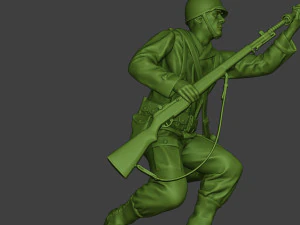 american soldier ww2 m7 grenade2 a10 3D Print Model