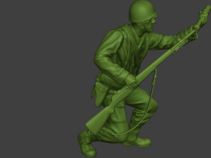 american soldier ww2 m7 grenade2 a10 3D Print Model