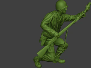 american soldier ww2 m7 grenade2 a10 3D Print Model